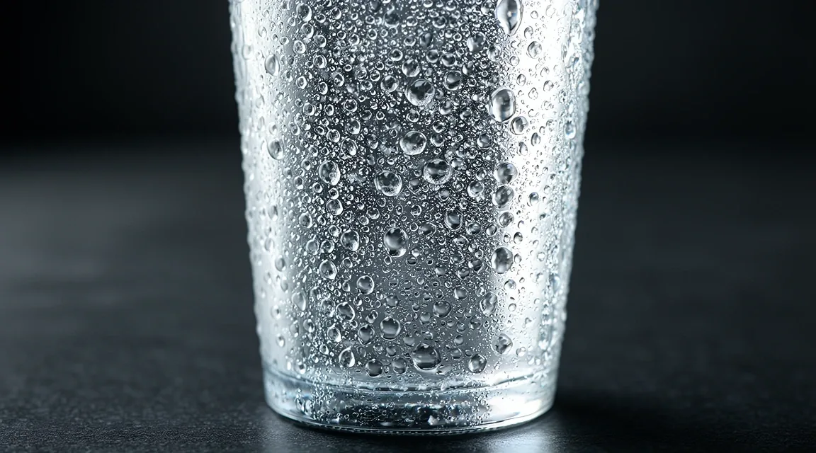 Cold water glass